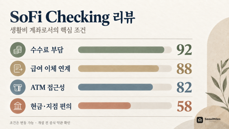 SoFi Checking 가입 보너스 최대 $400 받는 법 — 고금리 조건과 한국계 생활자에게 맞는지